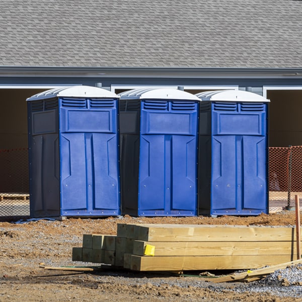 how do you ensure the portable toilets are secure and safe from vandalism during an event in Canton